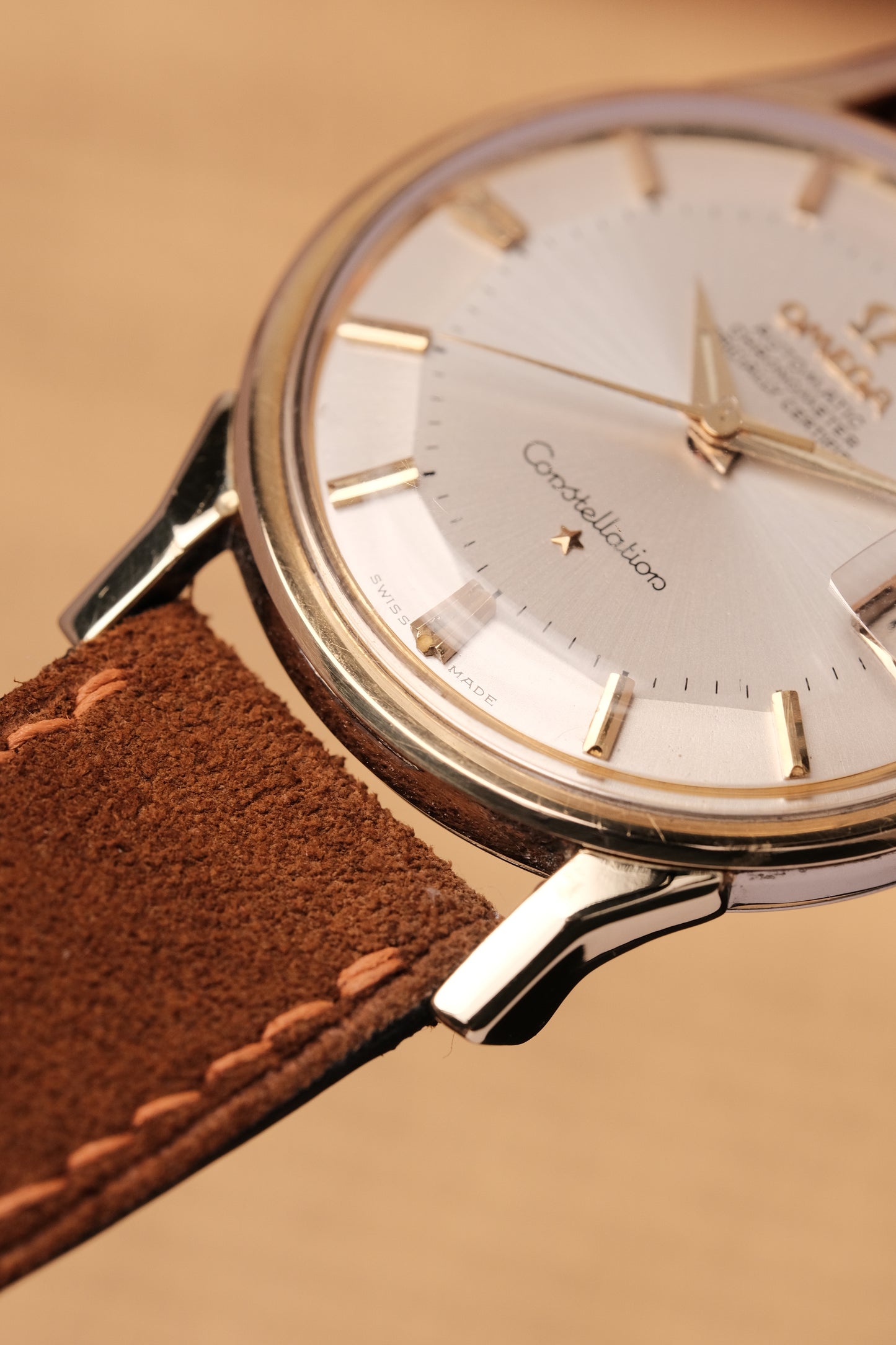 1966 OMEGA CONSTELLATION PIE PAN DOG LEG White Dial AUTOMATIC CHRONOMETER REF. 168.005