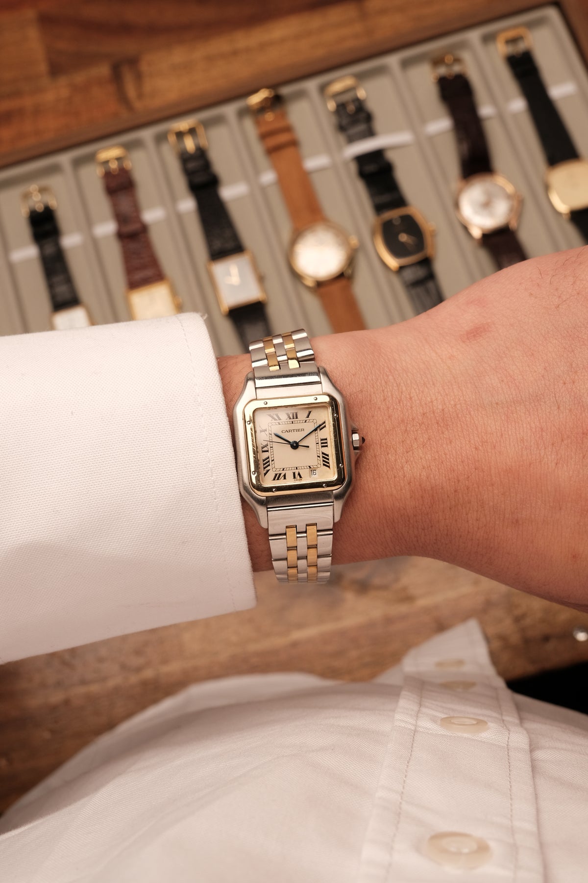 Cartier Panthère Ref. 187949(MM 27x27mm) ROMAN DIAL QUARTZ