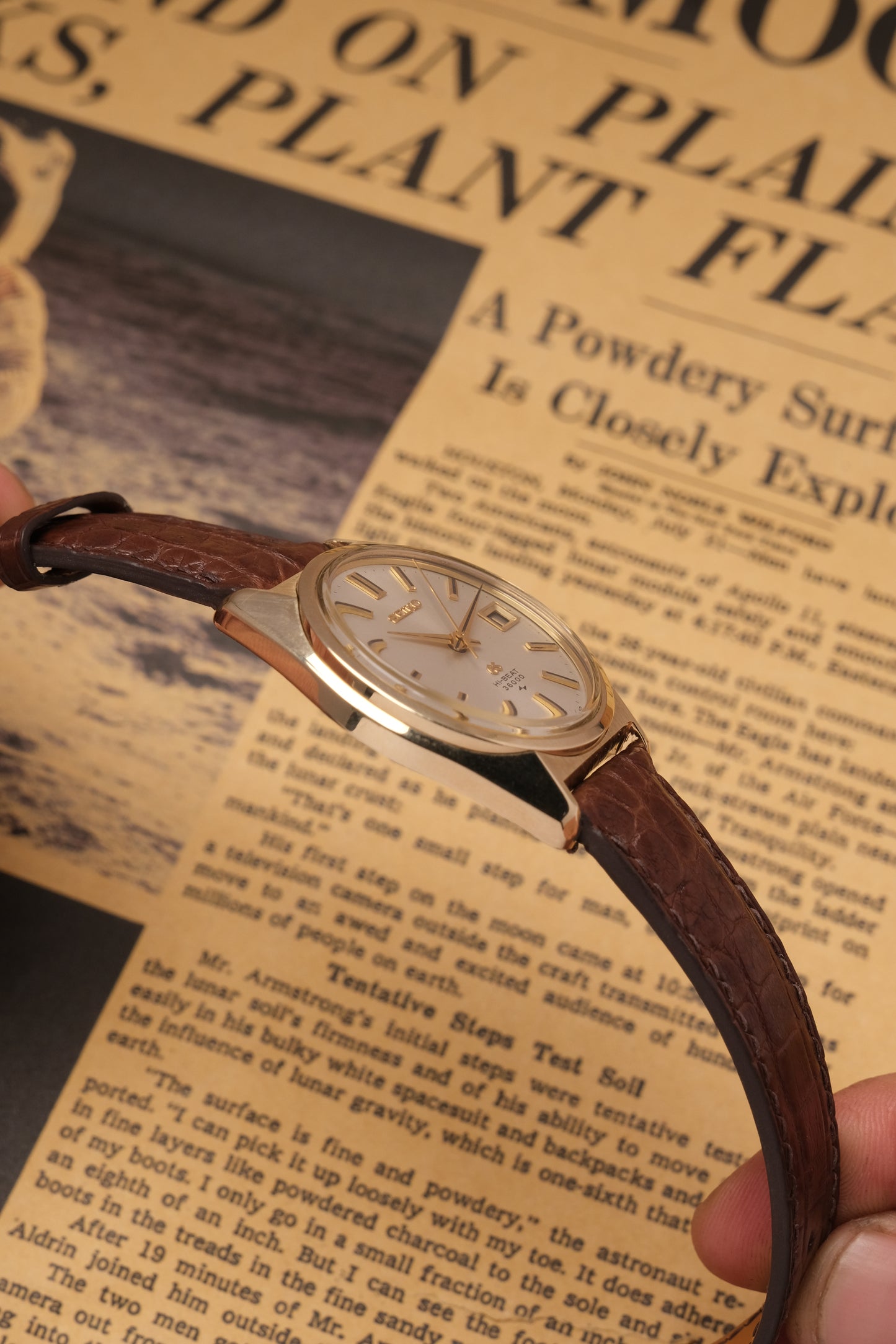 Grand Seiko GS45 High Beat 36000  4522-8000 CAP GOLD 001386