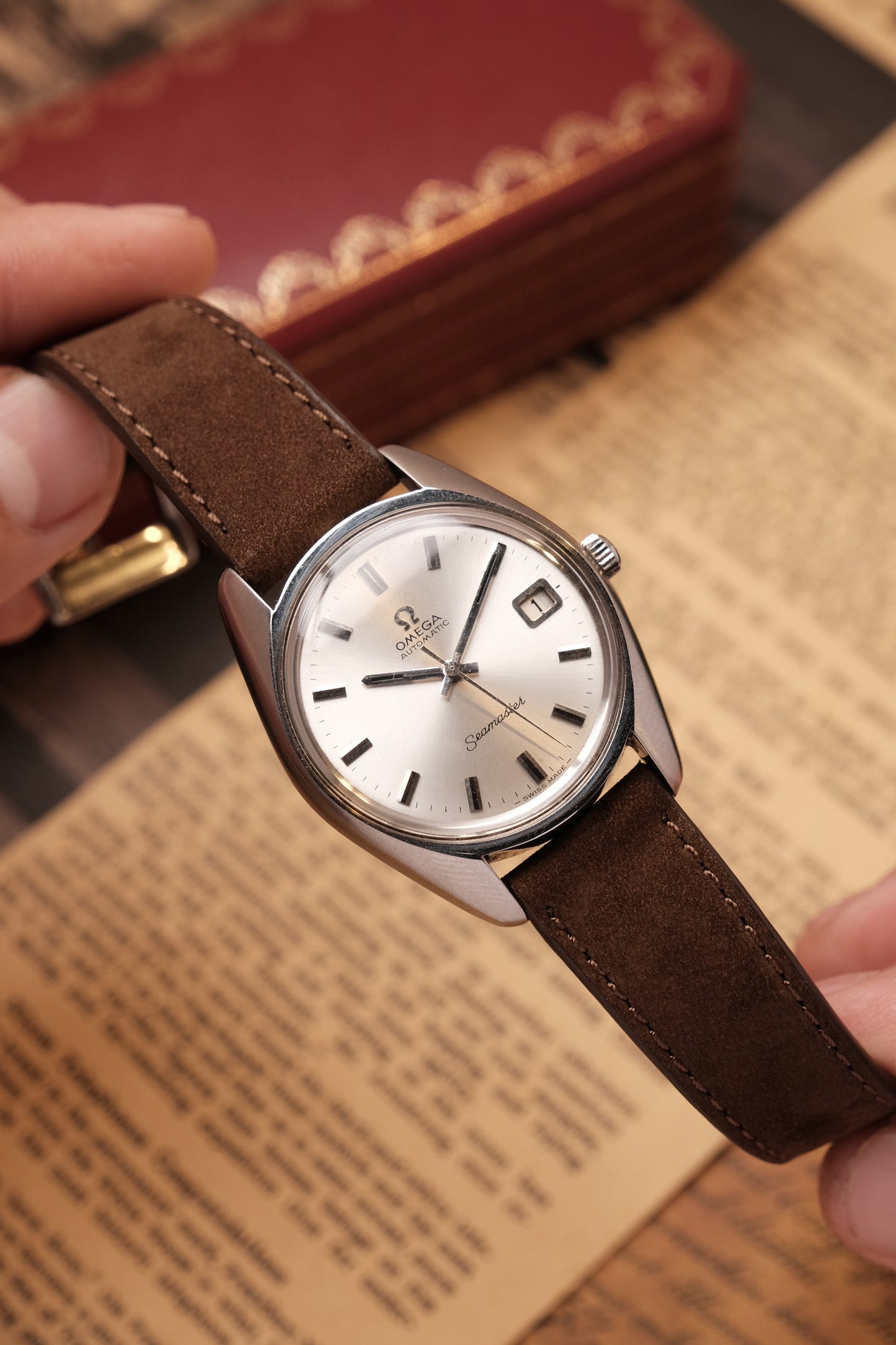 OMEGA Seamaster 166.067 Cal.565 Date Silver Dial Automatic Watch