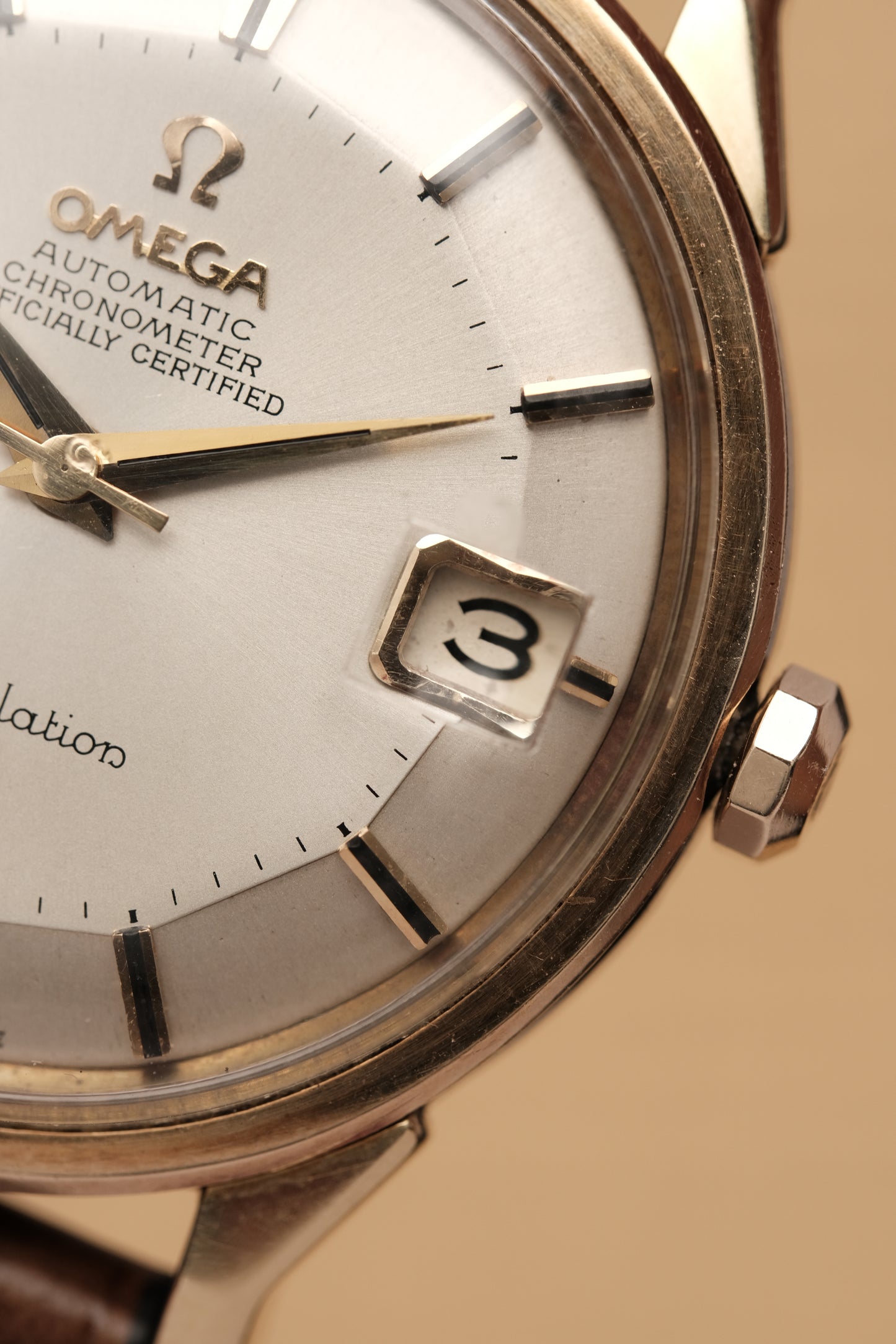1964 OMEGA CONSTELLATION PIE PAN DOG LEG White Dial AUTOMATIC CHRONOMETER REF. 168.005