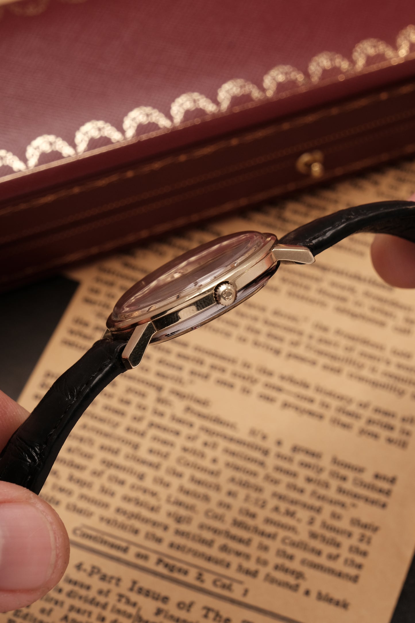 1966 OMEGA CONSTELLATION PIE PAN CHRONOMETER REF 168.010 Gold Cap