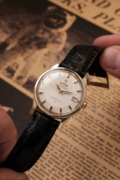 1966 OMEGA CONSTELLATION PIE PAN DOG LEG White Dial AUTOMATIC CHRONOMETER REF. 168.005