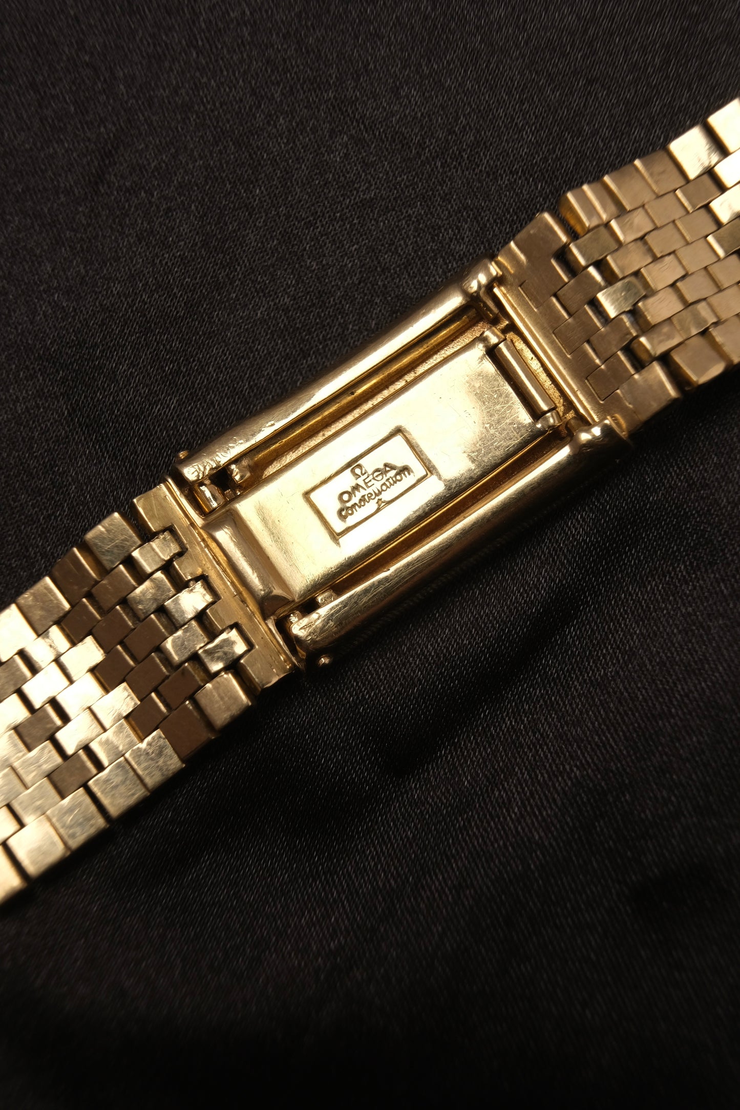 Original Brick Bracelet Omega Constellation 18k Soild Gold