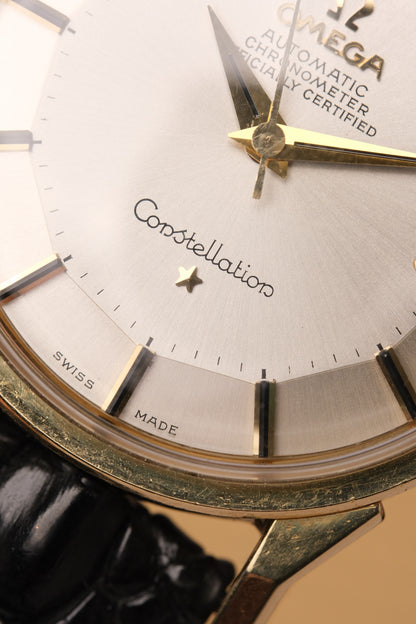 1963 OMEGA CONSTELLATION PIE PAN DOG LEG White Dial AUTOMATIC CHRONOMETER REF. 168.005