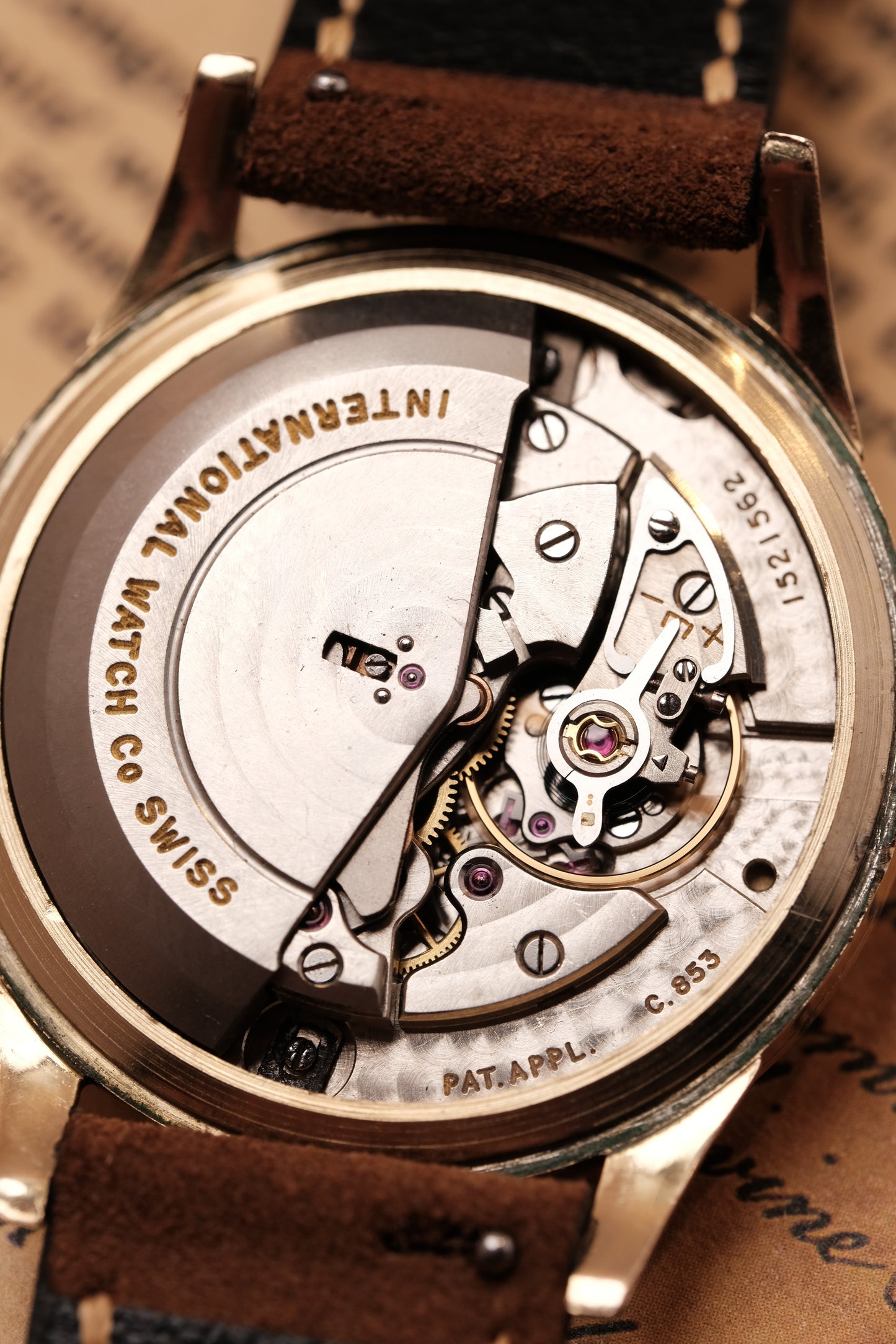 Calatrava IWC SCHAFFHAUSEN Cal.853 White Dial Automatic