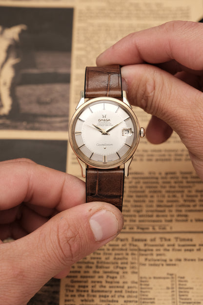 1964 OMEGA CONSTELLATION PIE PAN DOG LEG White Dial AUTOMATIC CHRONOMETER REF. 168.005
