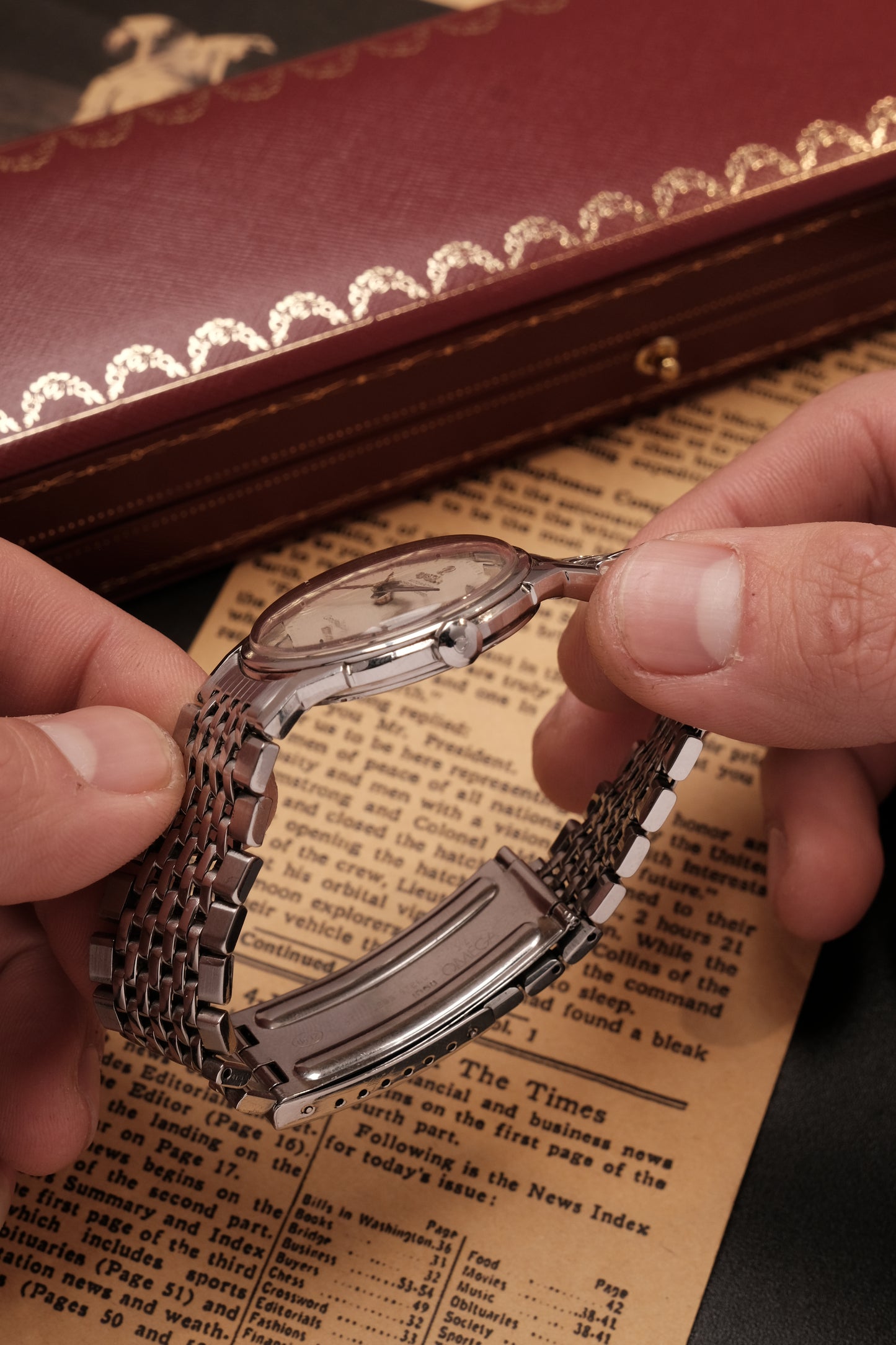 1966 OMEGA CONSTELLATION PIE PAN DOG LEG AUTOMATIC CHRONOMETER REF. 168.005