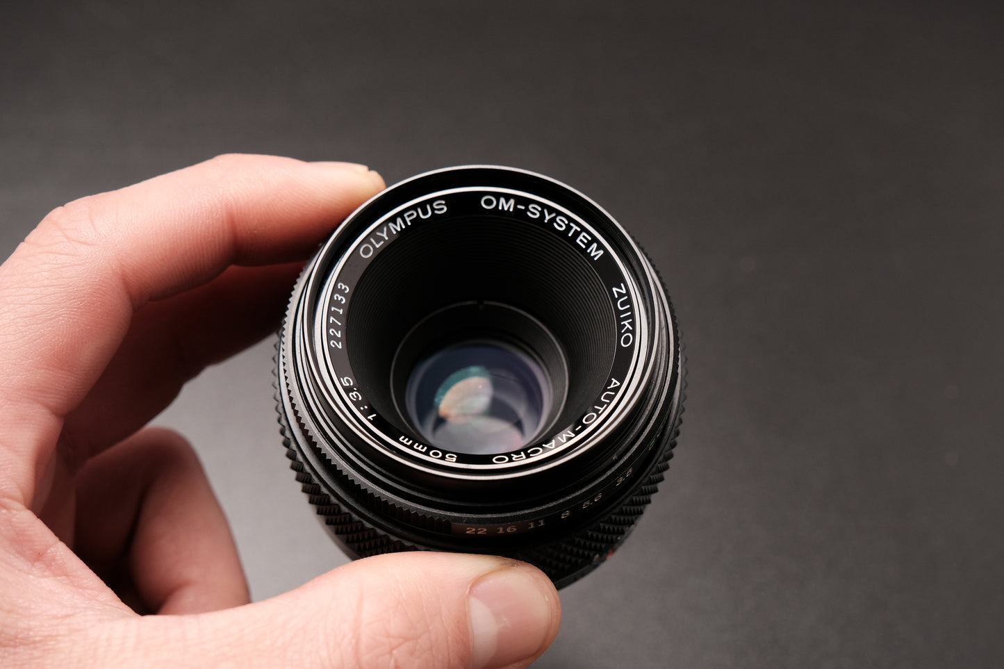 OLYMPUS Zuiko MC Auto-Macro 50mm f/3.5 With OM- Fujifilm Camera Adapter MF Lens