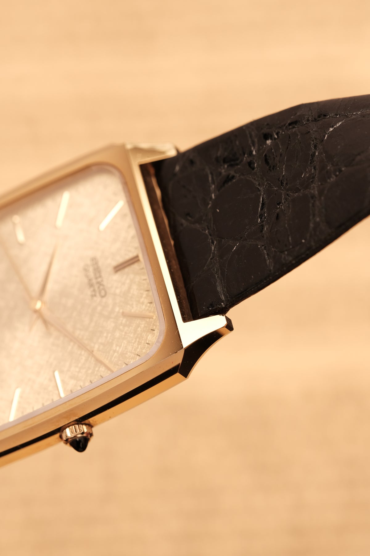 Vintage Seiko Dolce Gold Snow Flake Dial  7731-5110