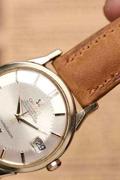 1969 OMEGA CONSTELLATION PIE PAN DOG LEG White Dial AUTOMATIC CHRONOMETER REF. 168.005