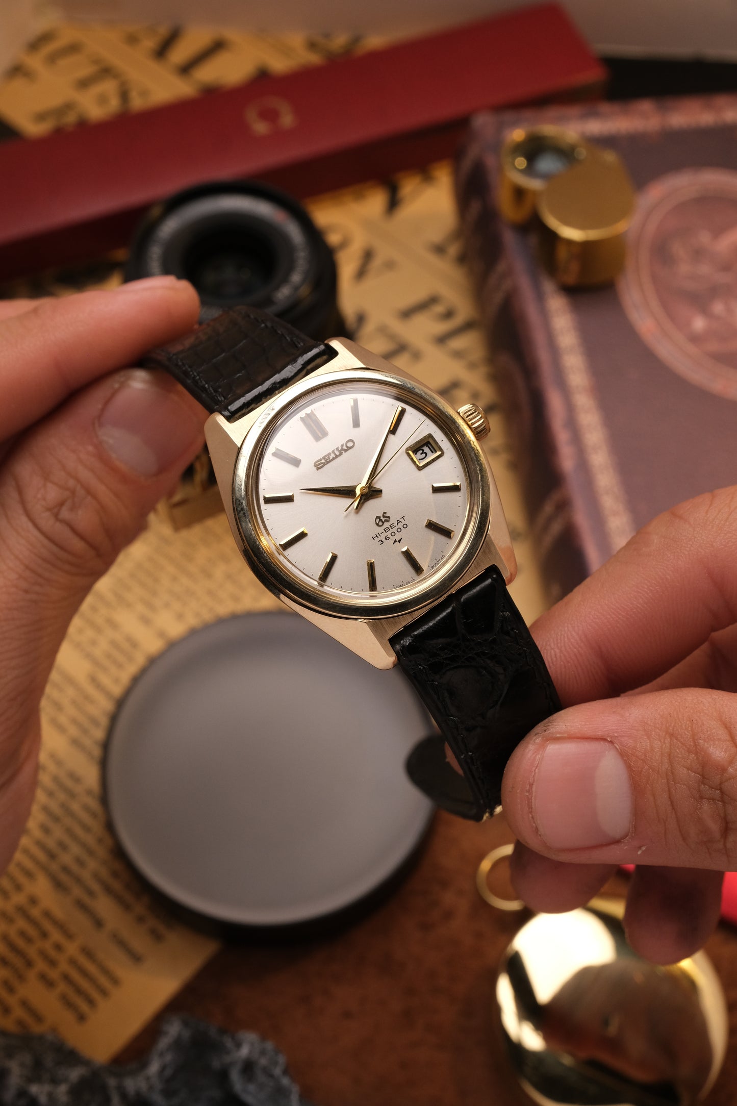 Grand Seiko GS45 High Beat 36000  4522-8000 CAP GOLD  896504