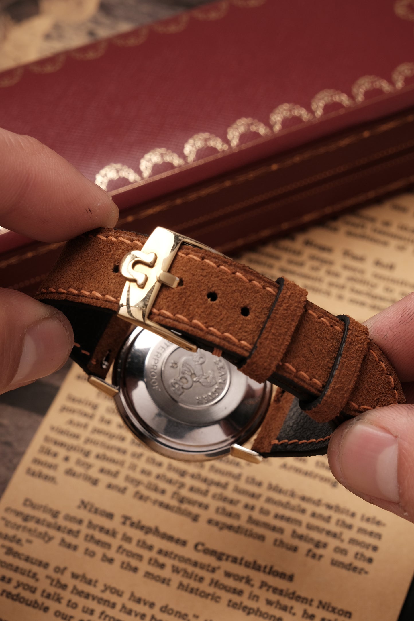 1959 Omega Seamaster De Villé Automatic  Linen Dial 14700-3-SC or 166.020