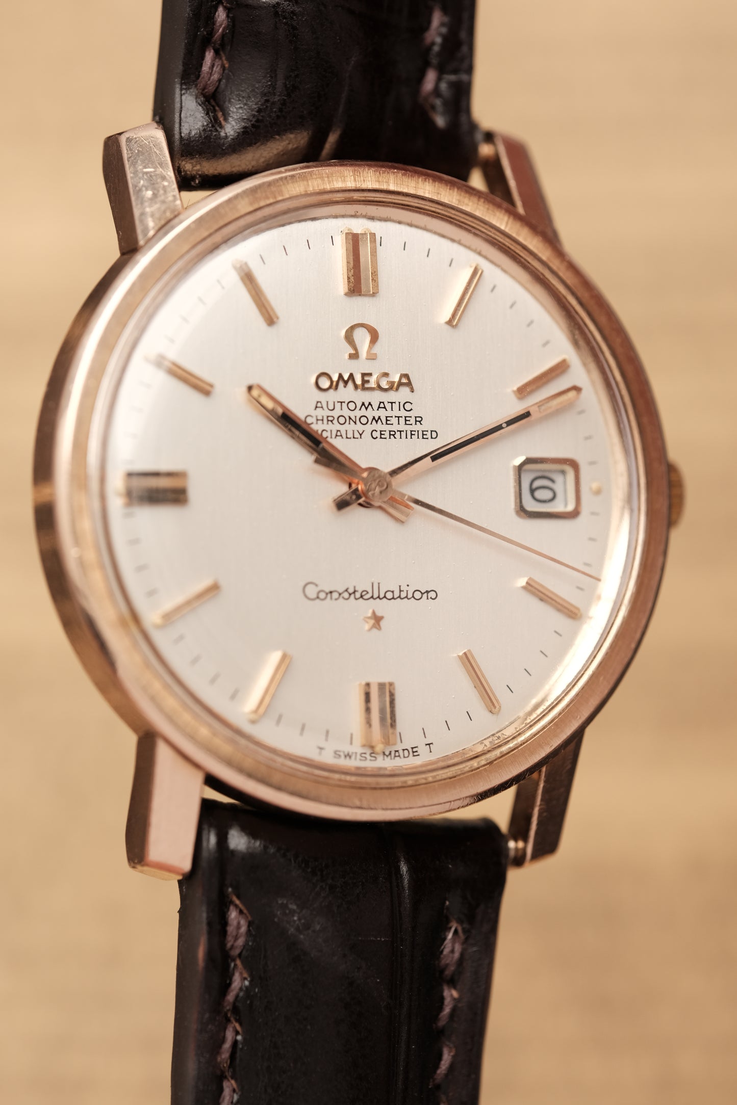 1967 OMEGA Constellation Chronometer Date Rose Gold REF. 168.018