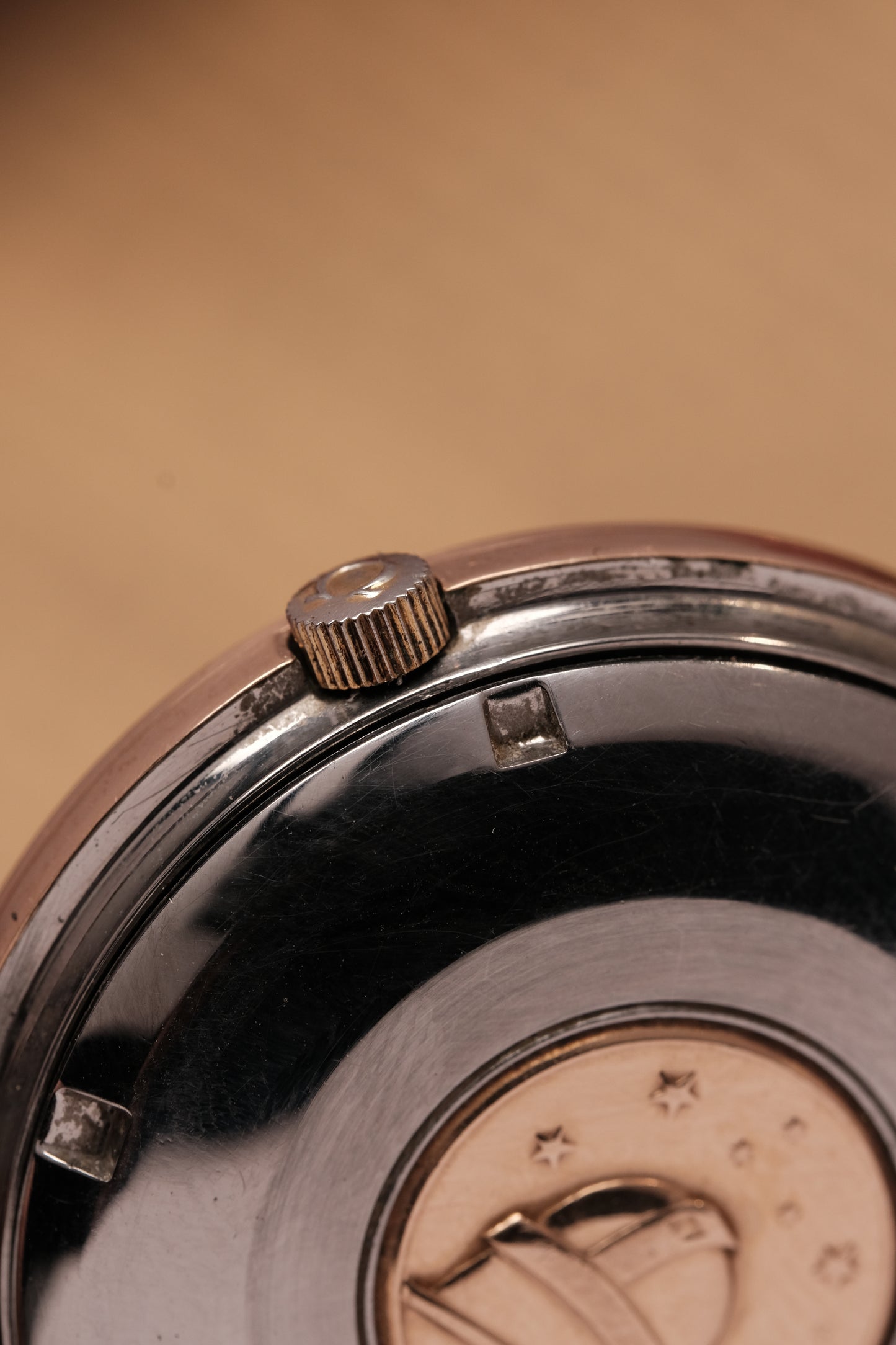 1966 OMEGA CONSTELLATION PIE PAN Mirror Rose Gold Dial (Salmon Dial )CHRONOMETER REF 168.004