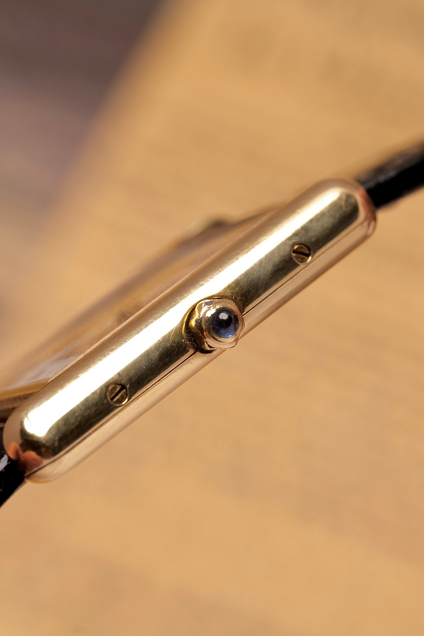 CARTIER MUST DE CARTIER TANK VERMEIL "TRINITY" DIAL REF. 681006