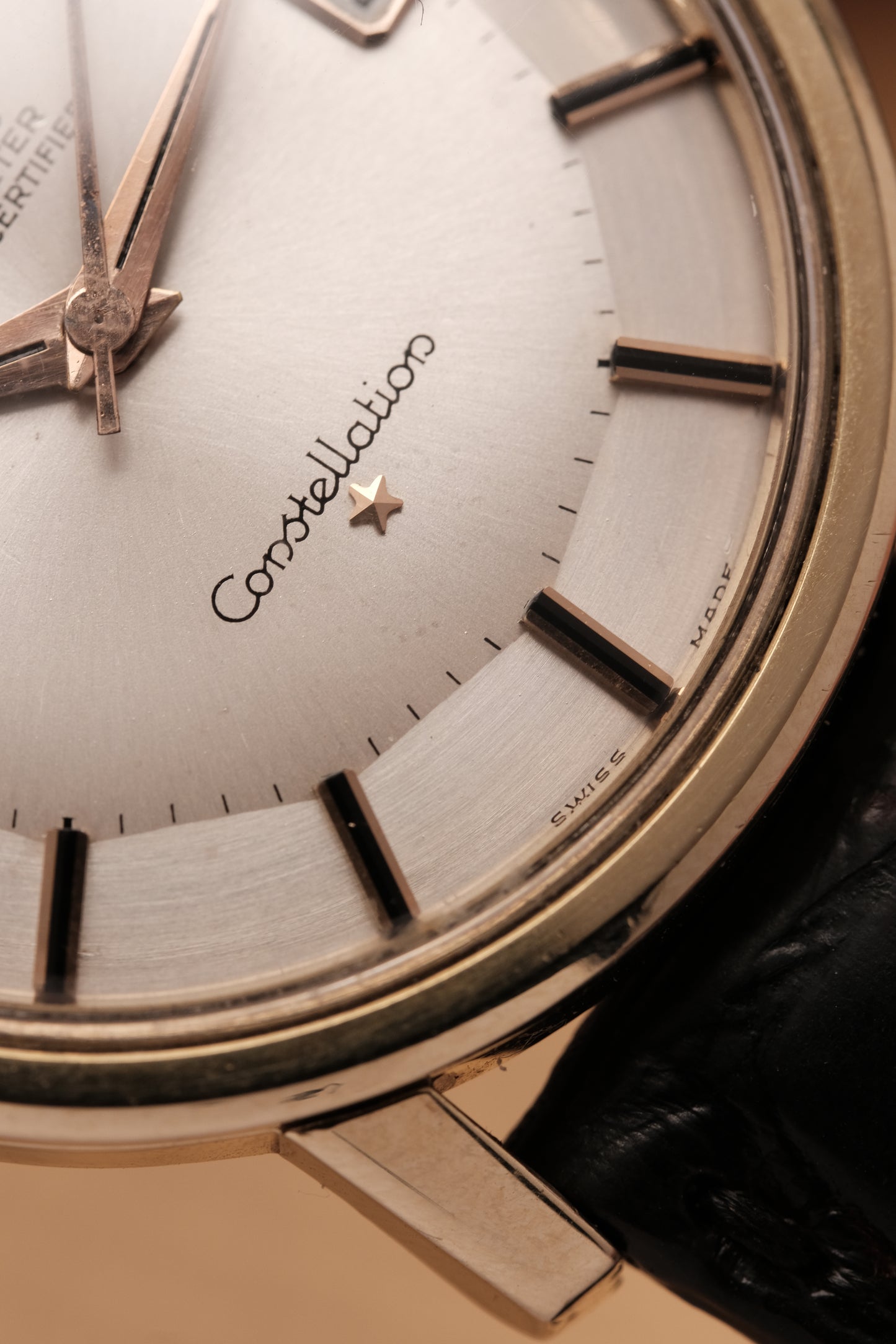 1966 OMEGA CONSTELLATION PIE PAN CHRONOMETER REF 168.010 Gold Cap