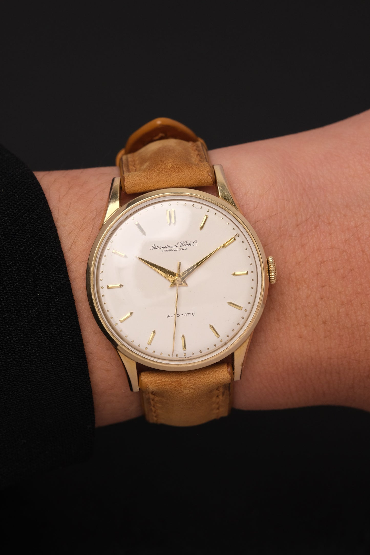 Calatrava IWC SCHAFFHAUSEN Cal.853 White Dial Automatic