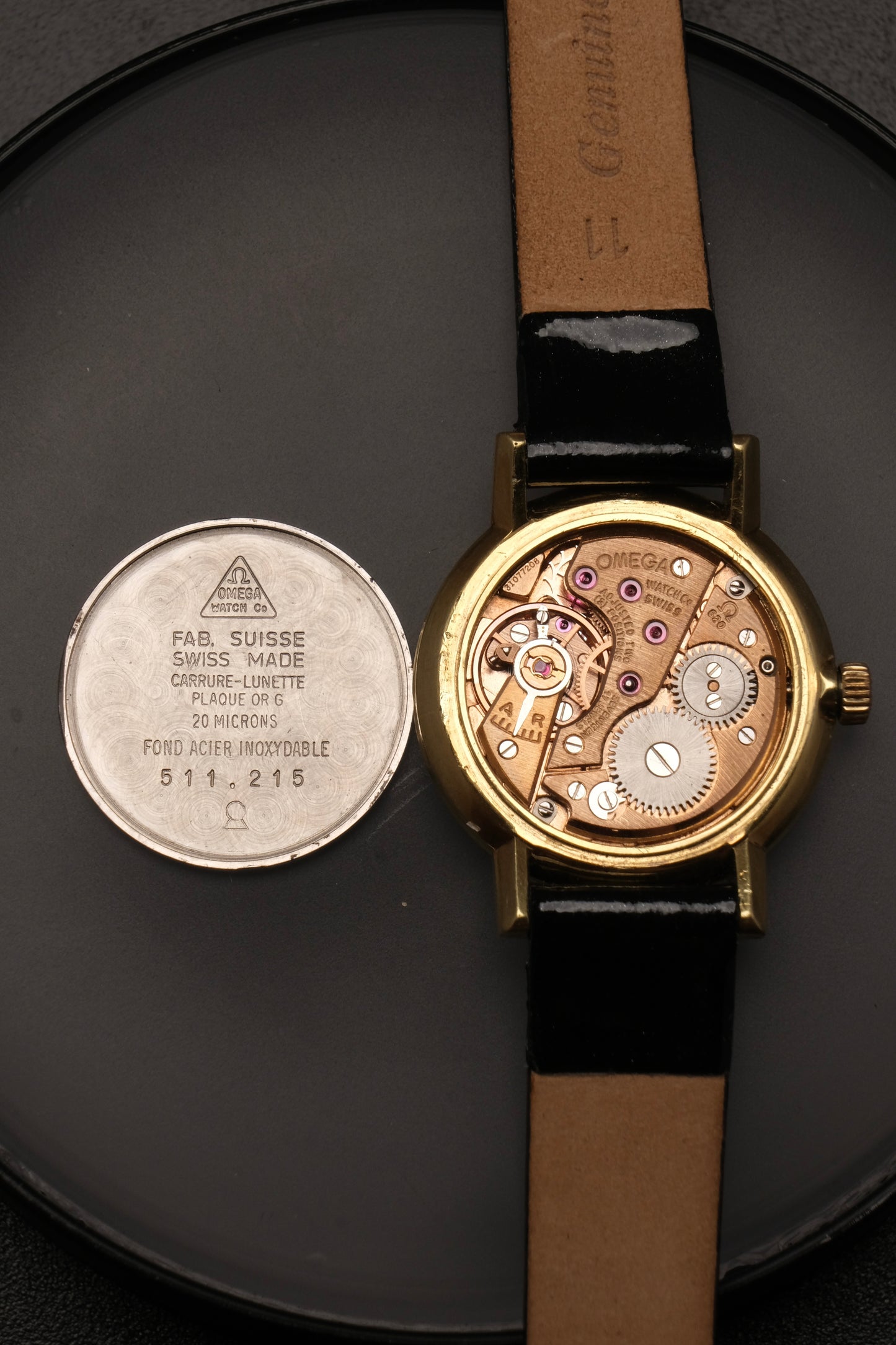 1970's Her Omega De Ville Turler  511.215 Cal. 625 Hand-Winding Vintage New Old Stock