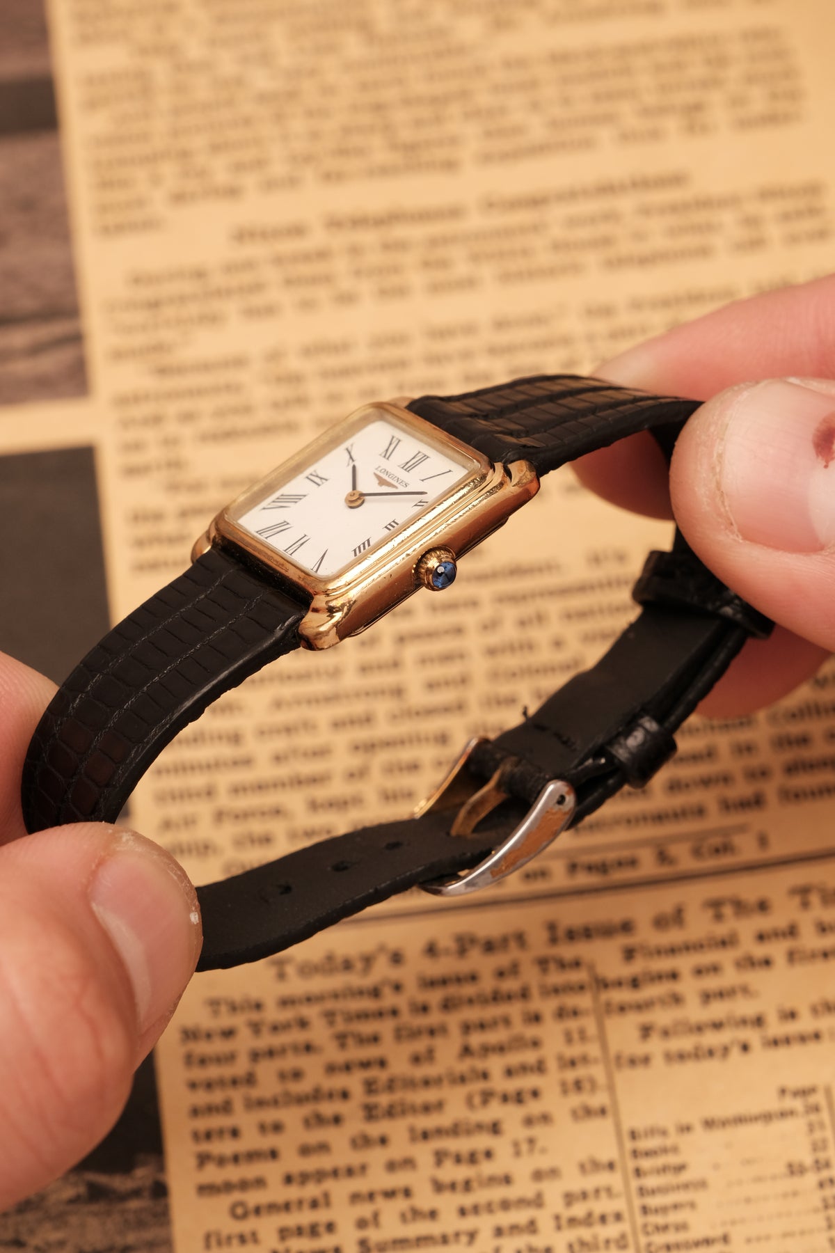Vintage Longines “Tank” Manual Winding Ref.817 4284