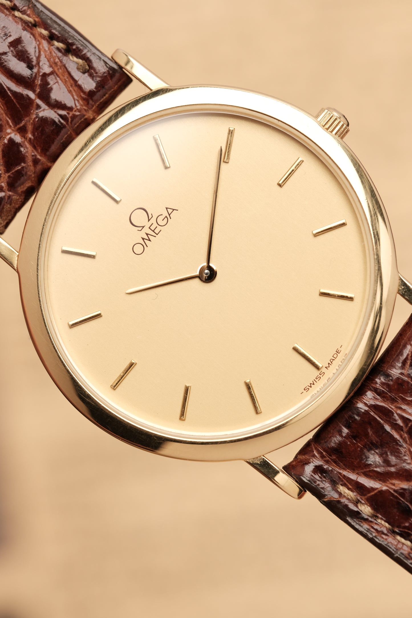 Omega De Ville Ref.1950075.2 Ultra Thin Gold Quartz