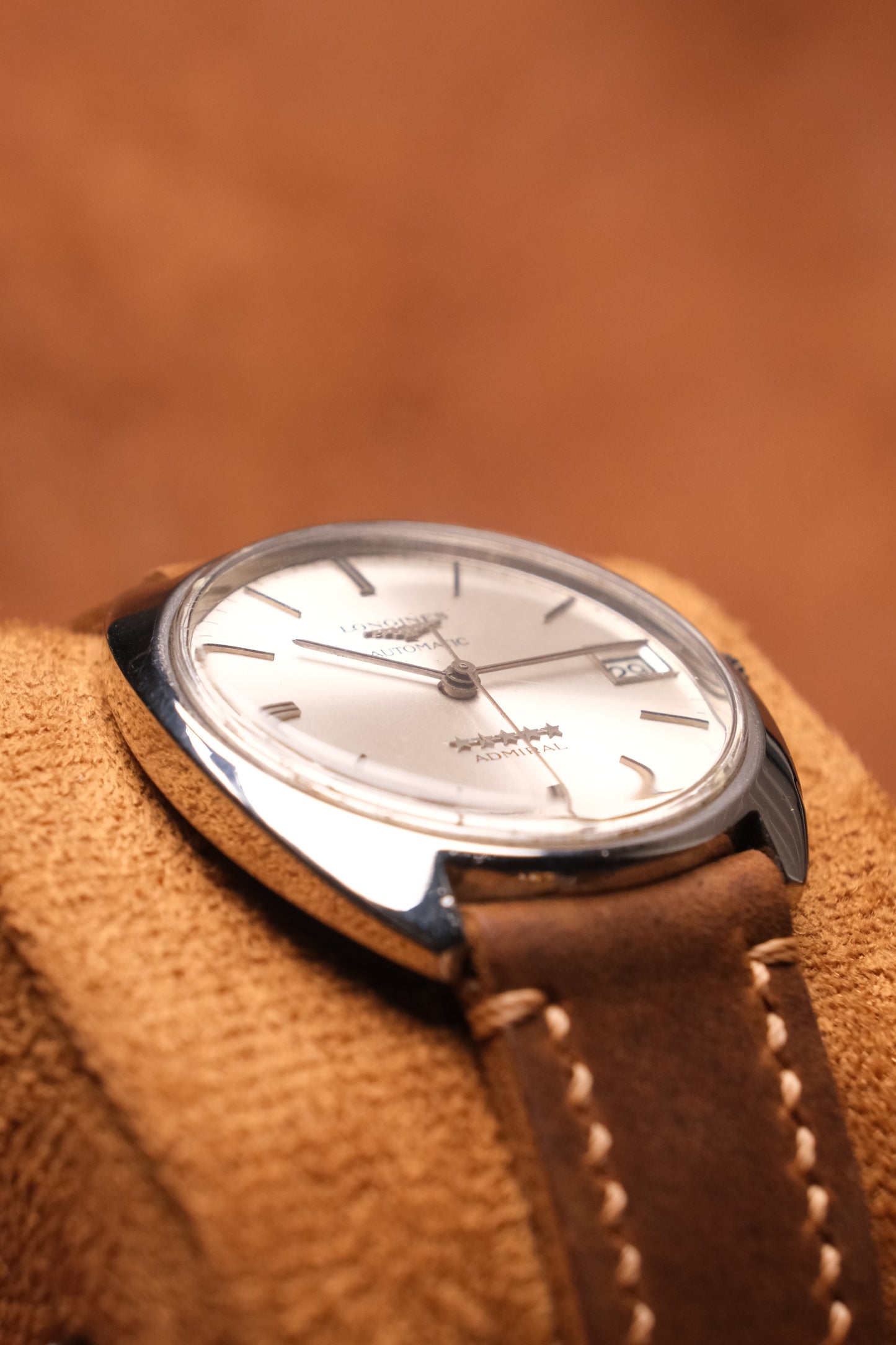 1970s Longines Admiral 5 StarS Automatic Day Vintage Cal 6651