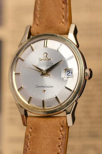 1969 OMEGA CONSTELLATION PIE PAN DOG LEG White Dial AUTOMATIC CHRONOMETER REF. 168.005