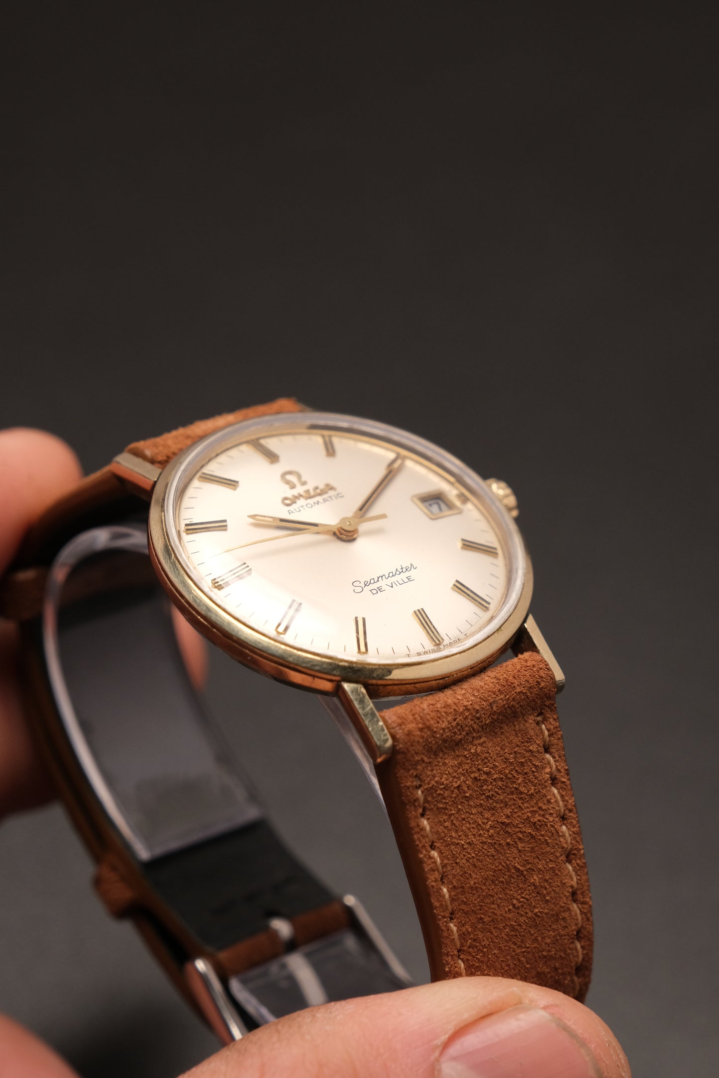 1960s Vintage OMEGA Seamaster De Ville LL6287-1 14k Gold Filled