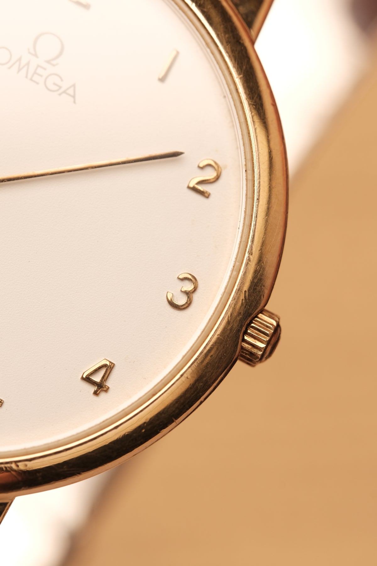 Omega De Ville Ref. 395.0875.2 Cal.1378 Ultra Thin Arabic Numeral Dial  Integrated Bracelet