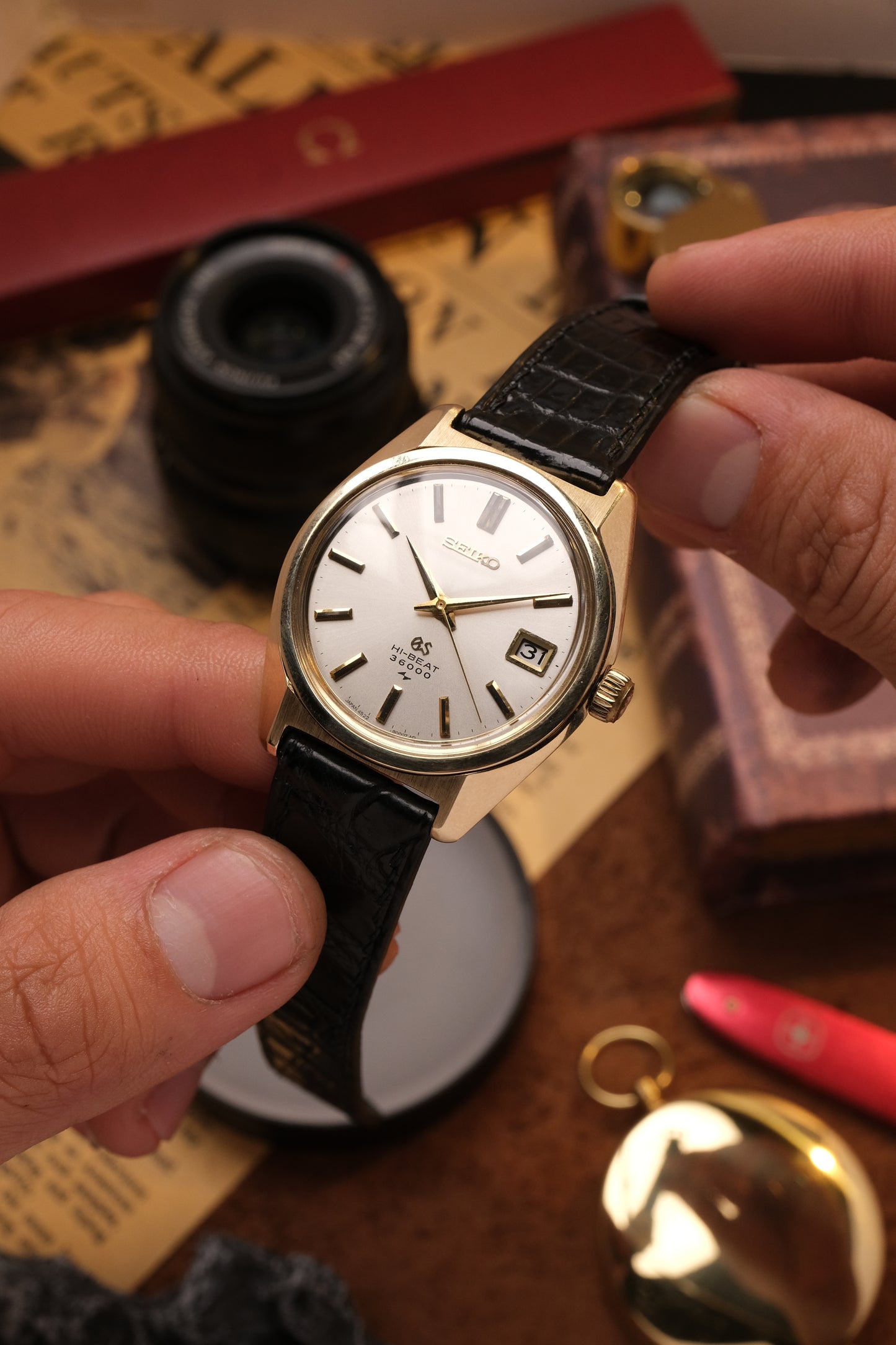 Grand Seiko GS45 High Beat 36000  4522-8000 CAP GOLD  896504