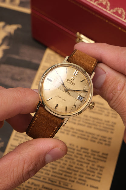1961 Omega Seamaster Automatic Linen Cross Dial (Rare)