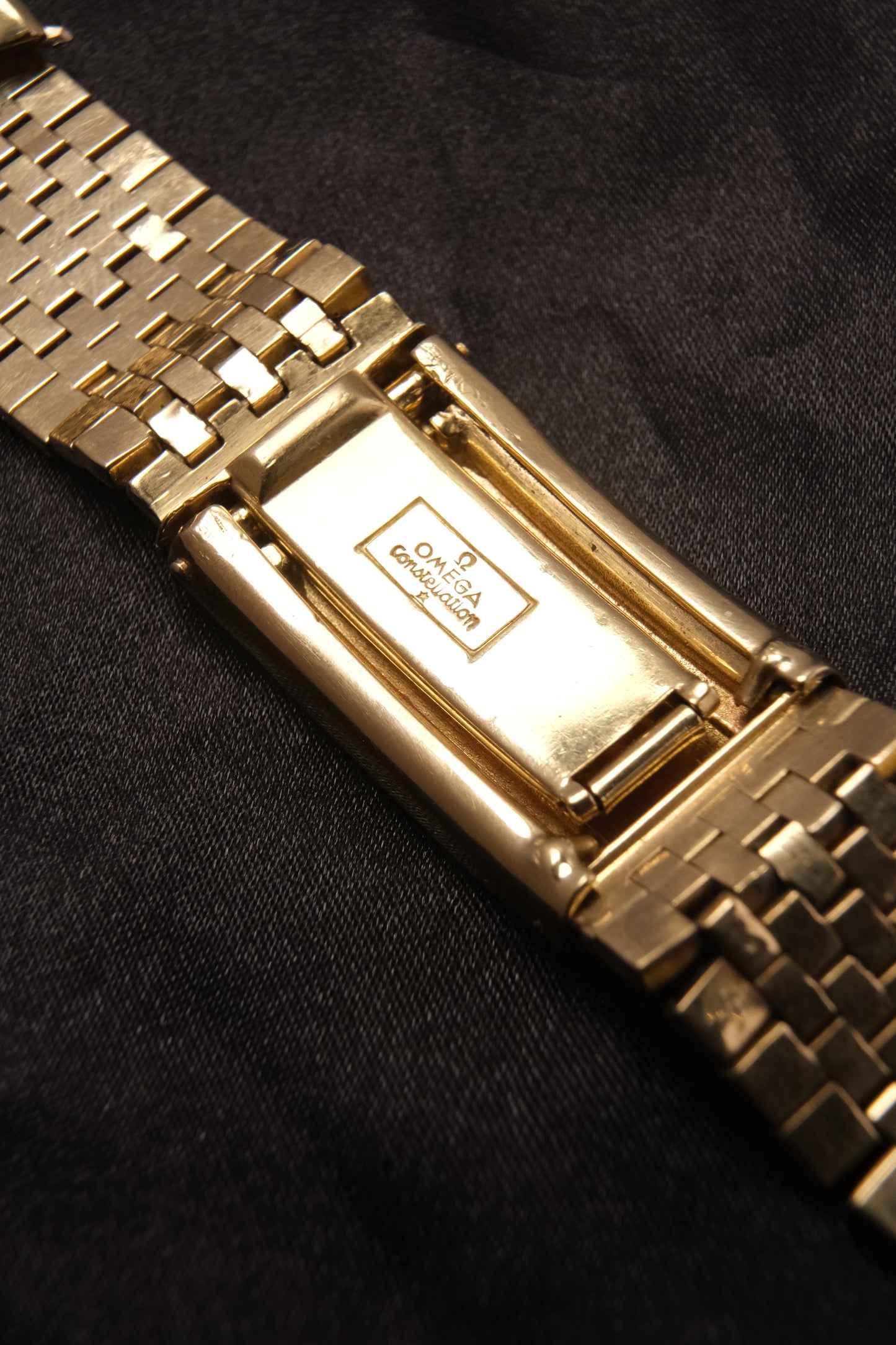 Original Brick Bracelet Omega Constellation 18k Soild Gold