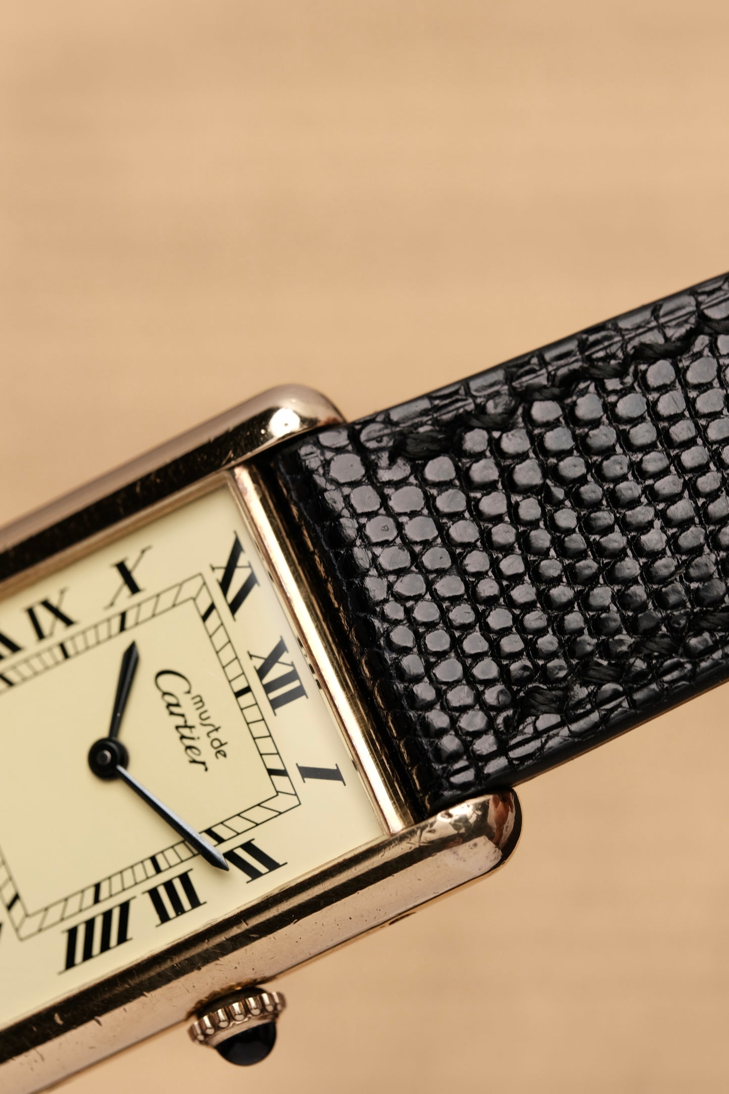 CARTIER MUST DE TANK VERMEIL (LM 23x31mm) ROMAN DIAL HAND WINDING 6115404