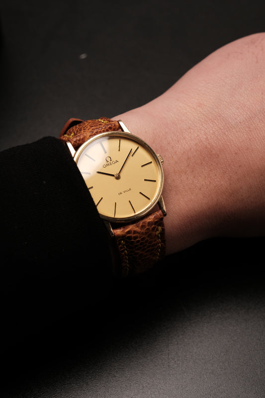 1970s Vintage OMEGA De Ville Gold Men's Watch - 111.140
