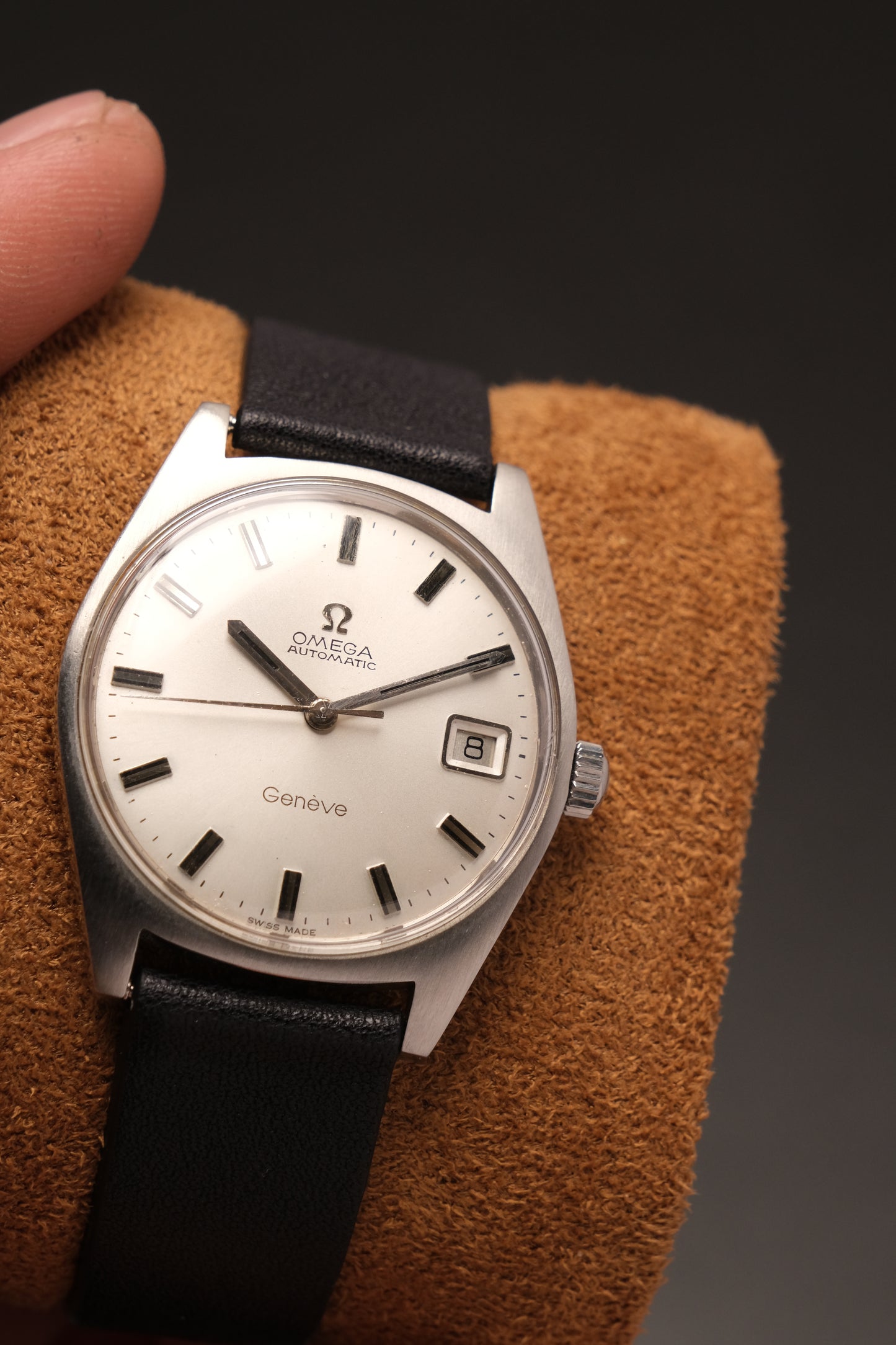 1971 Vintage OMEGA Genève Silver Men's Watch - 166.041