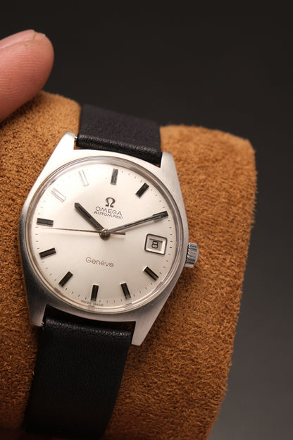 1971 Vintage OMEGA Genève Silver Men's Watch - 166.041