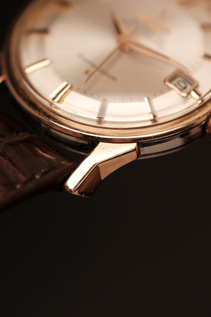 1964 OMEGA CONSTELLATION PIE PAN DOG LEG White Dial Rose Gold AUTOMATIC CHRONOMETER REF. 168.005