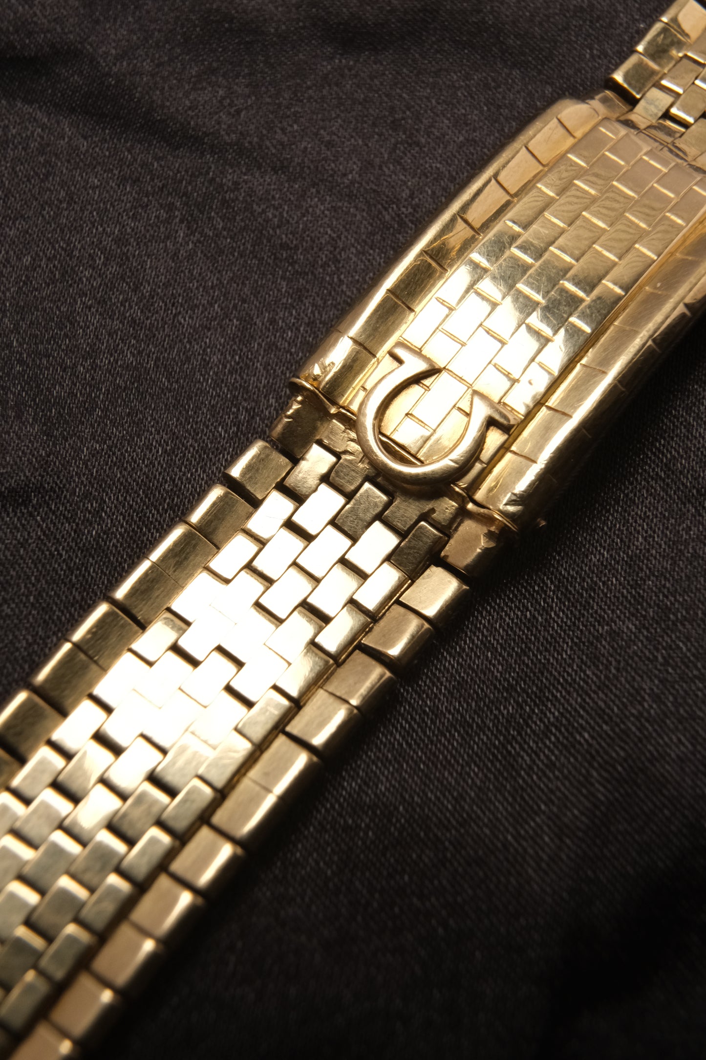 Original Brick Bracelet Omega Constellation 18k Soild Gold