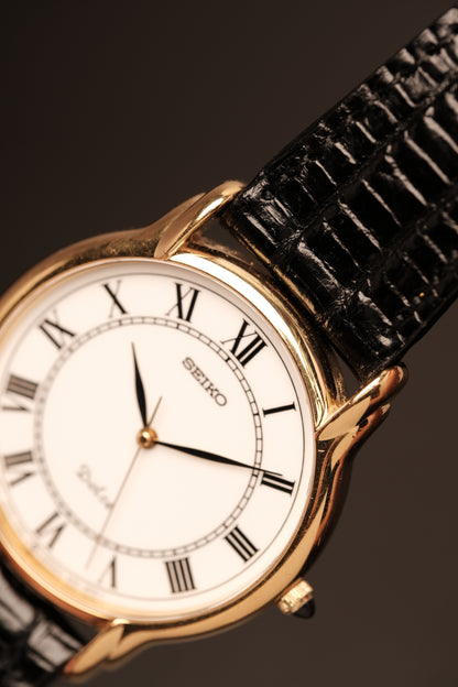 1989 Vintage  Seiko Dolce reference 5S21-8A00 Sweeping Hand 34MM