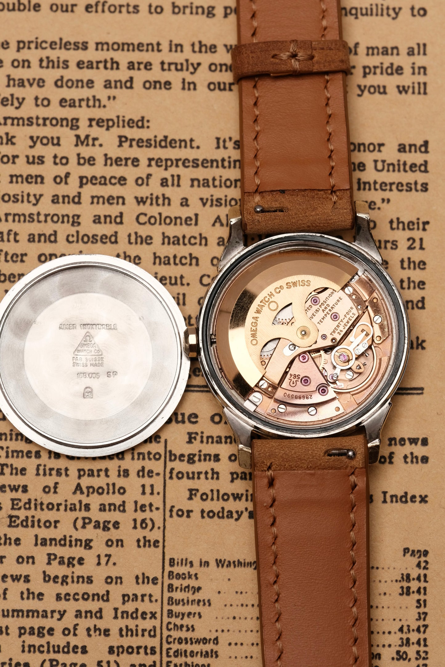 1969 OMEGA CONSTELLATION PIE PAN DOG LEG White Dial AUTOMATIC CHRONOMETER REF. 168.005