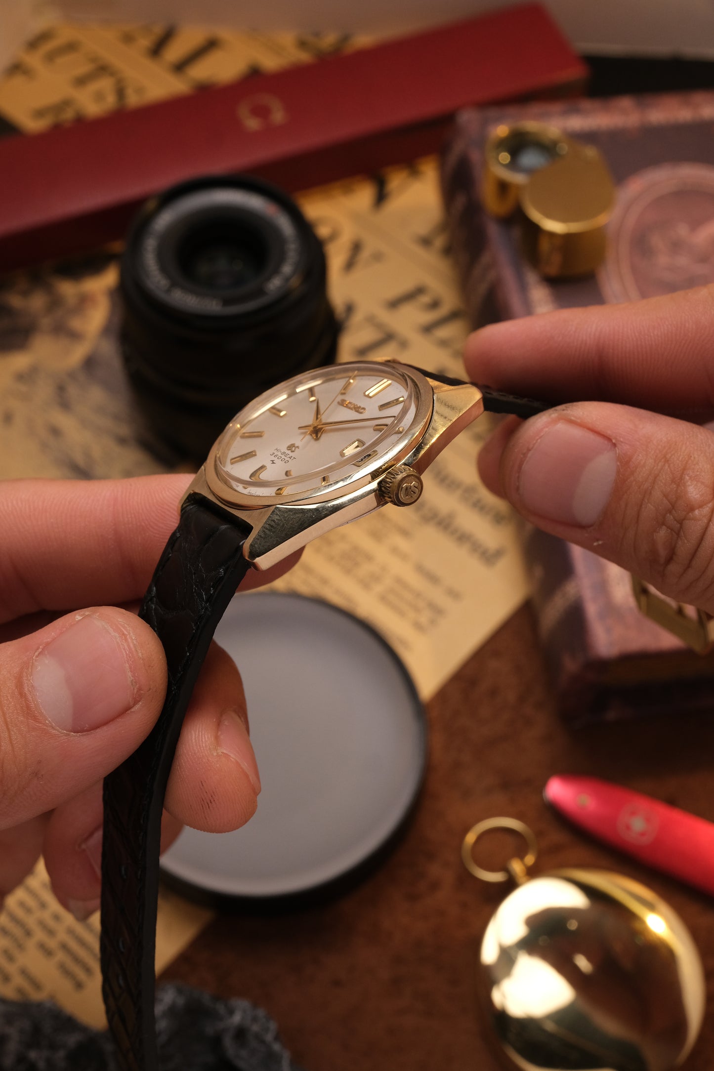 Grand Seiko GS45 High Beat 36000  4522-8000 CAP GOLD  896504