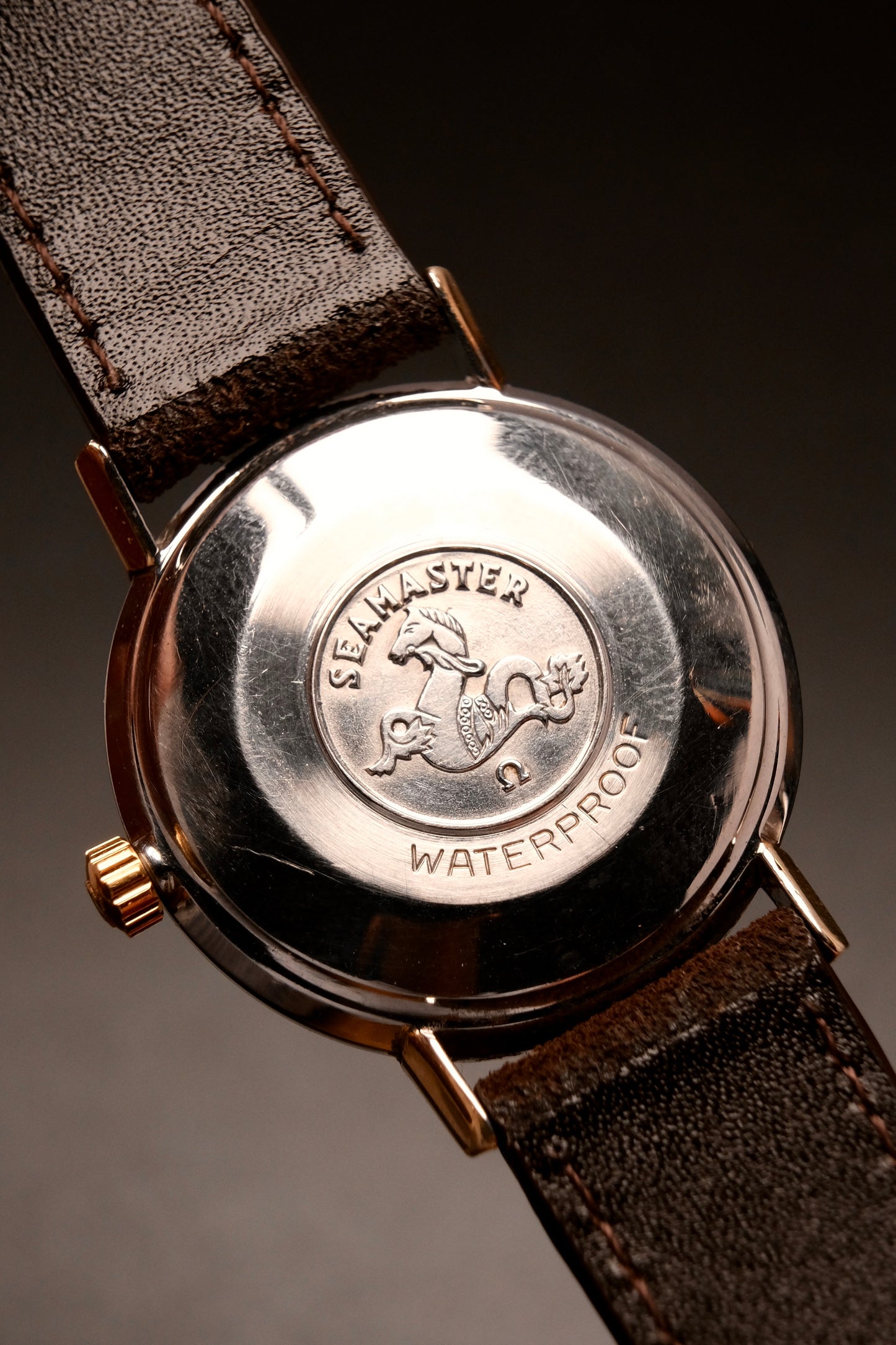 1964 Omega Seamaster De Villé Automatic Gold Linen Dial 14700