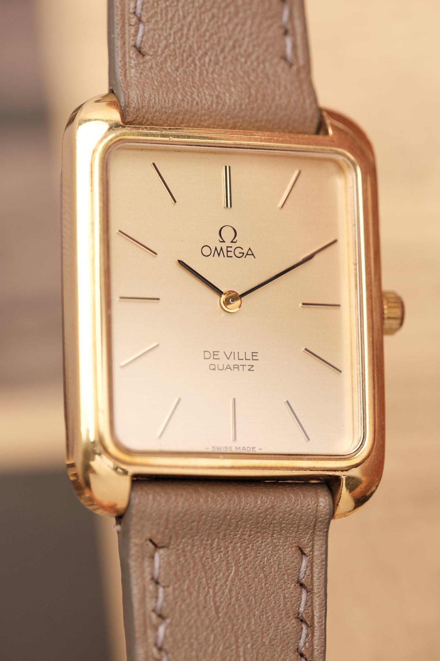 Vintage Omega De Ville “Tank Jumbo” (28x36mm) Quartz Ref. 191.0049