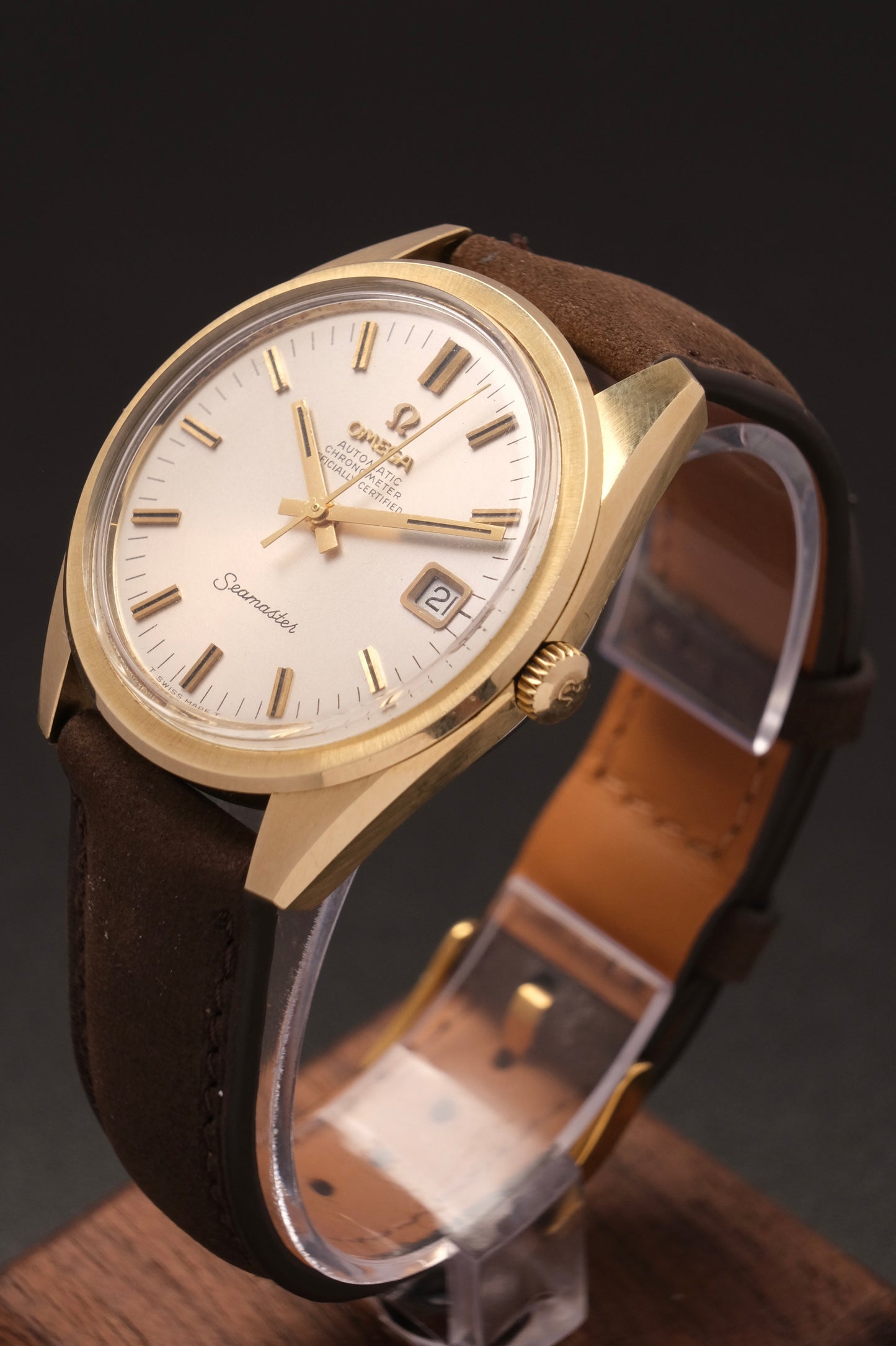 1960's Vintage Omega Seamaster Chronometer Automatic 168.022 Gold Capped Cal.564