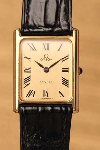 Vintage Tank OMEGA DE VILLE REF. 511.0404  Roman numerals