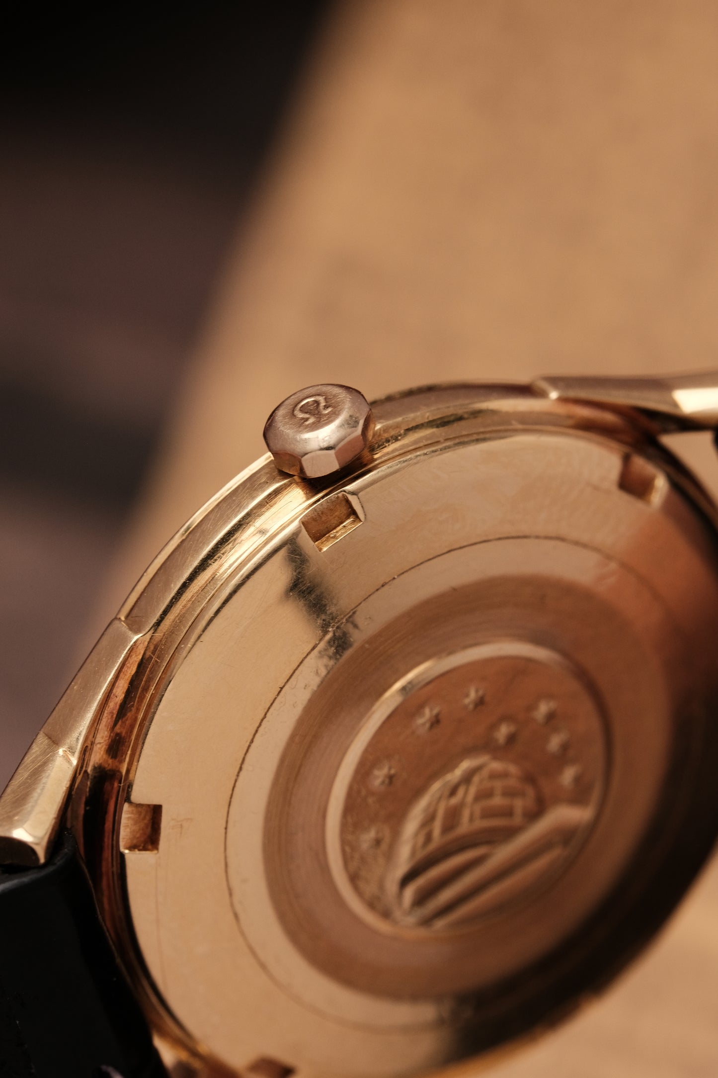 1962 18k Solid Gold 167.005 OMEGA CONSTELLATION PIE PAN DOG LEG White Dial AUTOMATIC CHRONOMETER