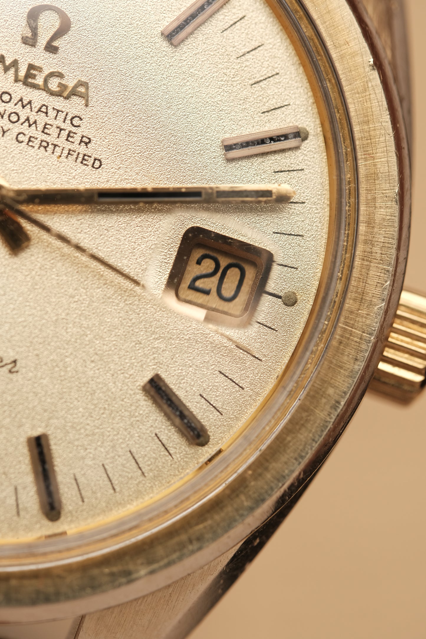 1968 Vintage Omega Seamaster Sparkle Dial Automatic 168.022 Jumbo 36mm Gold Capped Cal.564