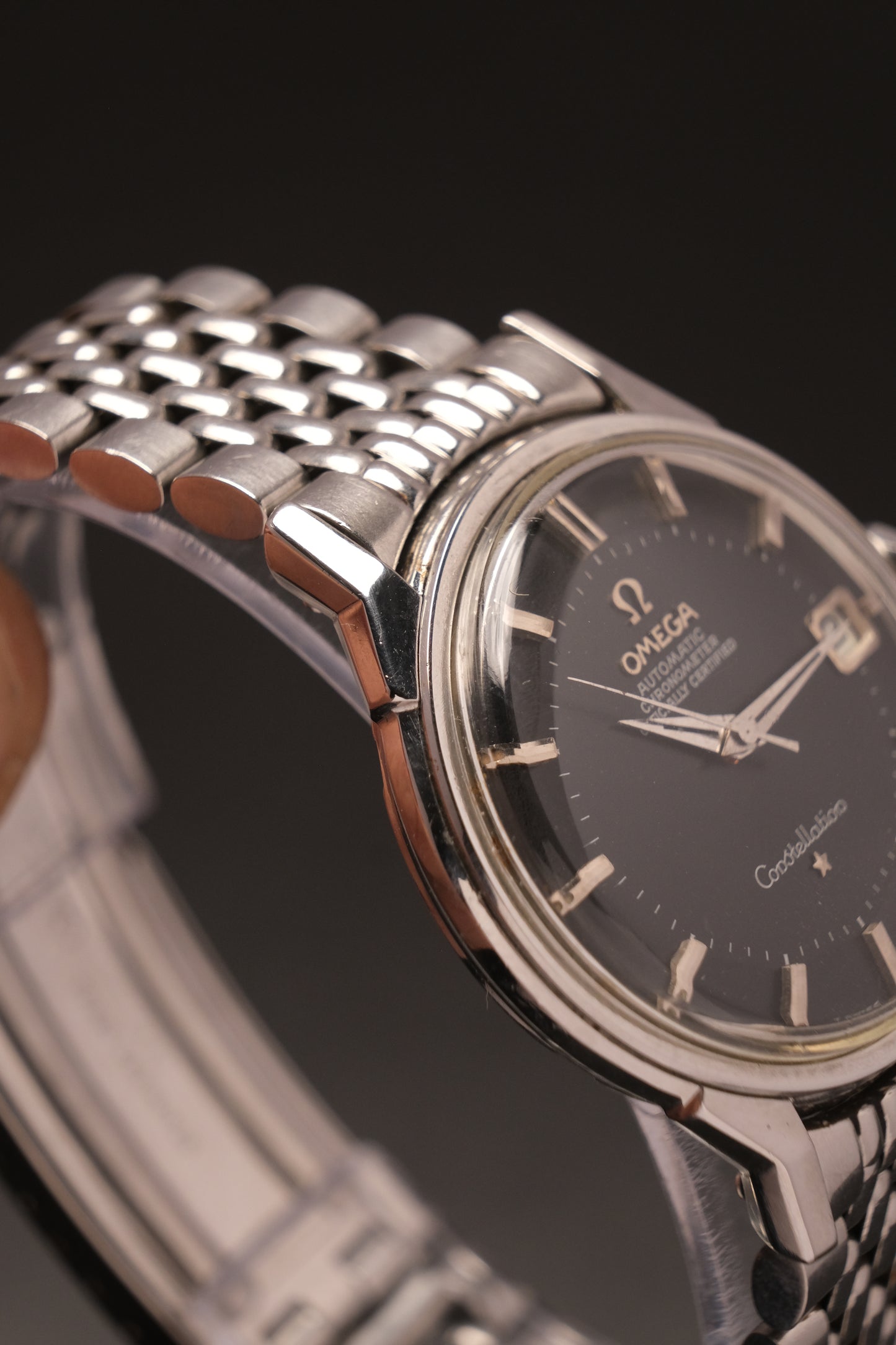 Omega Constellation Pie Pan Black Dial Chronometer  Ref. 168.005