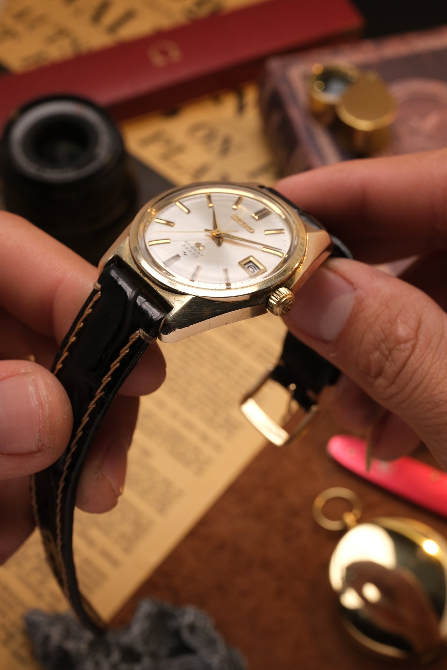 Grand Seiko GS45 High Beat 36000  4522-8000 CAP GOLD  940415