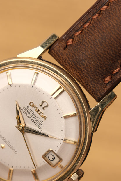 1963 OMEGA CONSTELLATION PIE PAN DOG LEG White Dial AUTOMATIC CHRONOMETER REF. 168.005